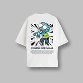 Zombies Are Human Cartoon Unisex Tee for Gen Z